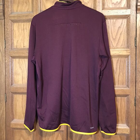 adidas Central Michigan Chippewas Adult Large 1/4 Zip LS Pullover Football NCAA - Picture 13 of 14